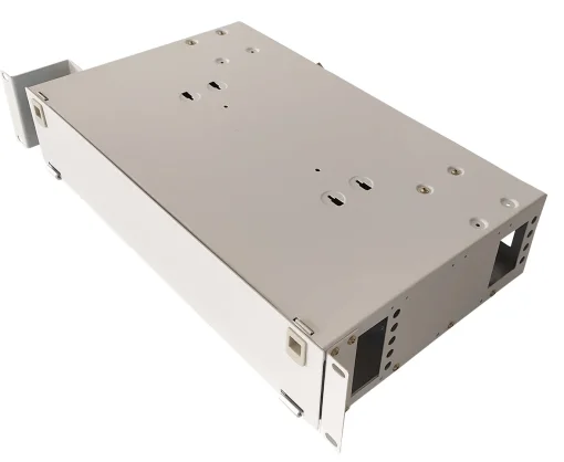 Патч-панель Abee оптическая 24 порта LC, для установки в стойку, без переходников и пигтейлов (OPP-LC24)